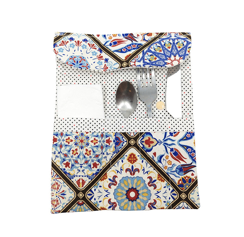 Etui à couverts "Vitrail"