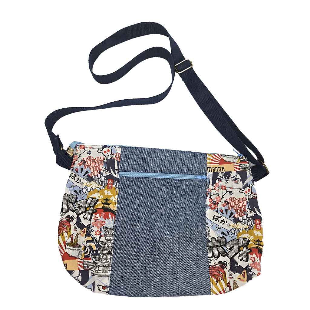 Sac à main artisanal jeans Manga