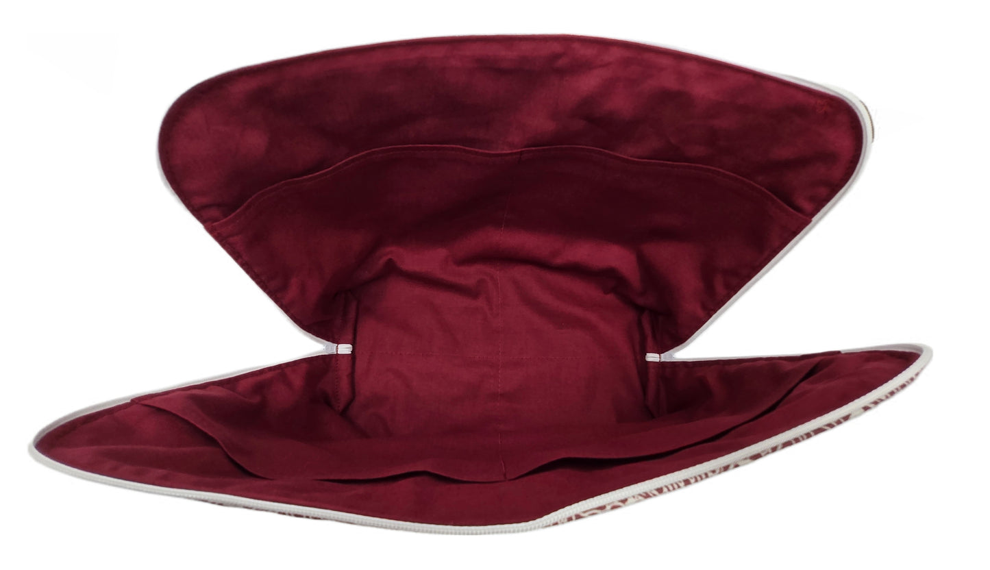 Maxi-trousse bordeaux