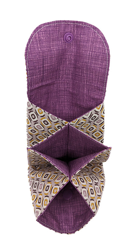Porte-monnaie origami losanges violets
