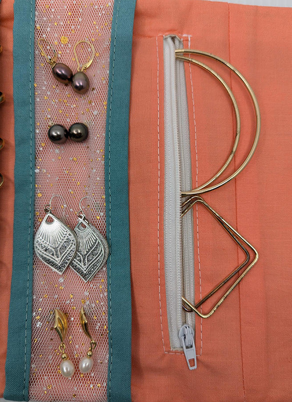 Pochette à bijoux de voyage "Combi" vert