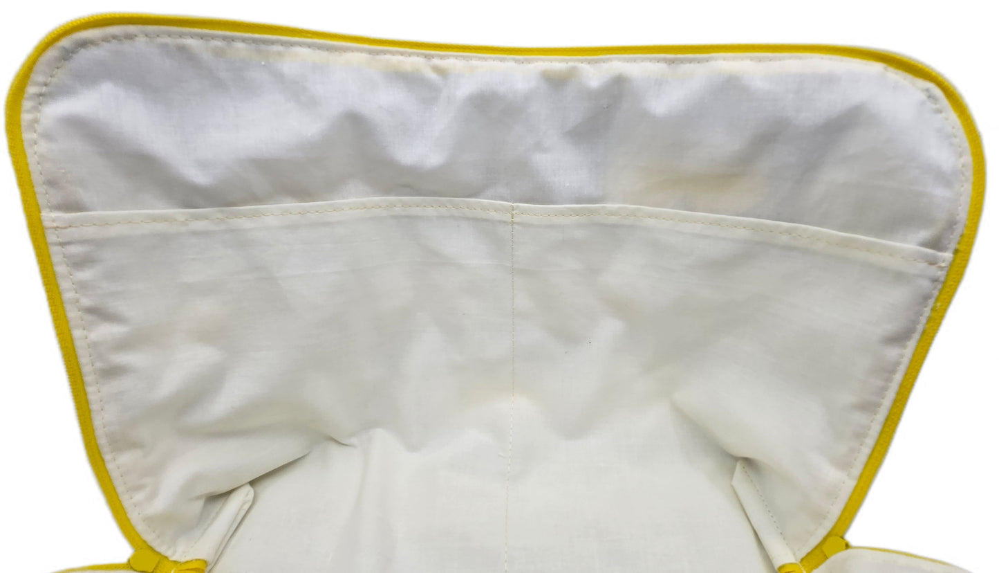 Maxi-trousse "Combi" bleue et jaune