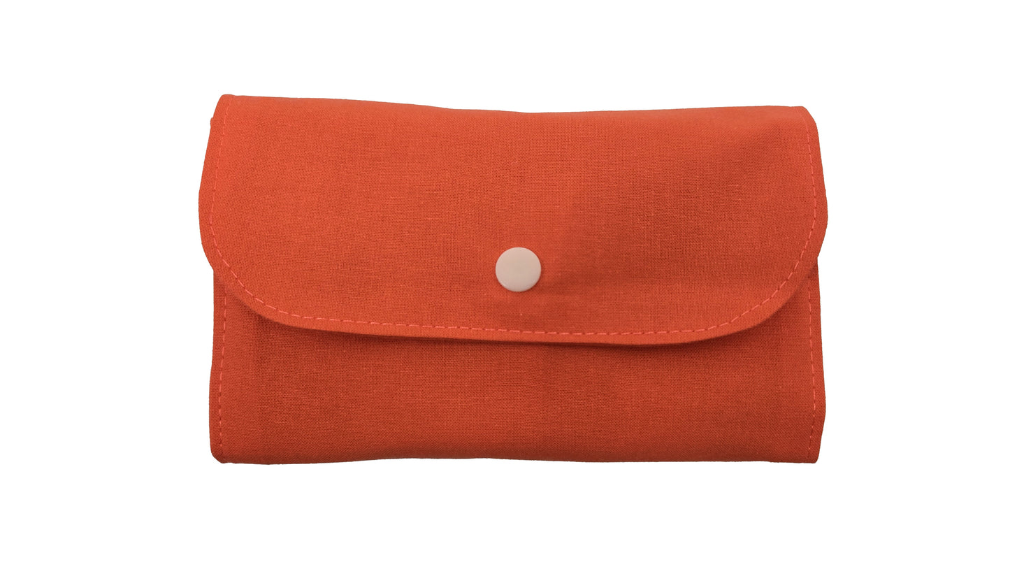 Sac pliable "Coccinelles" orange