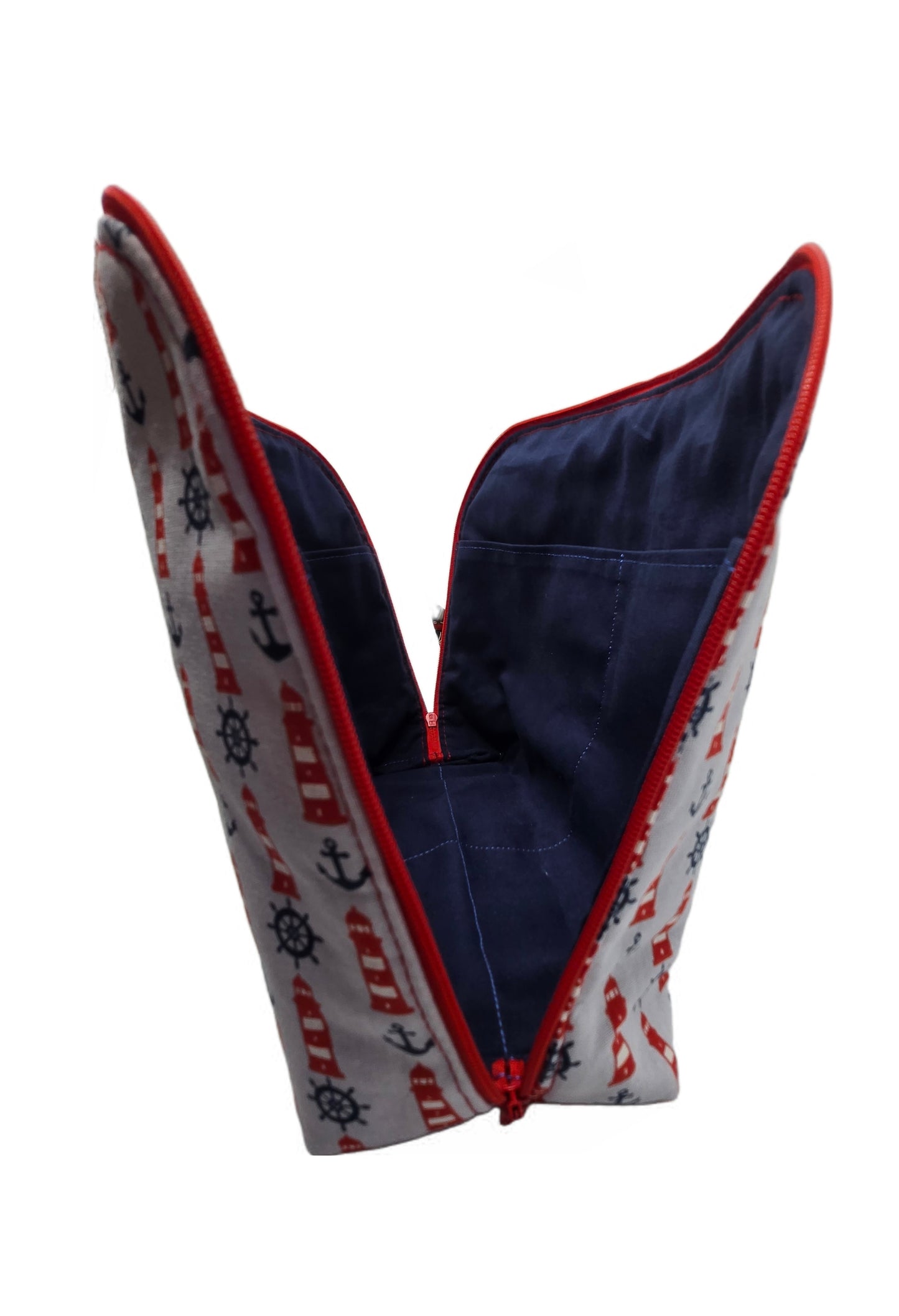 Maxi-trousse "Marin" gris
