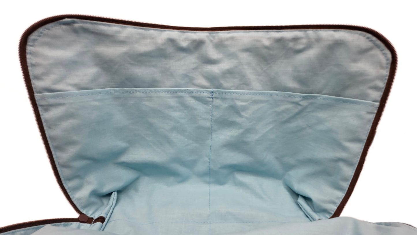 Maxi-trousse "Fleurs bleues"