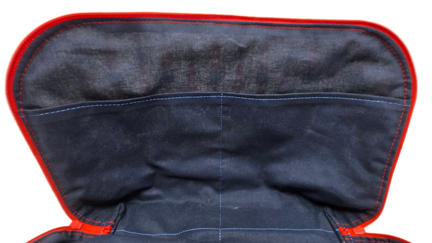 Maxi-trousse "Marin" gris