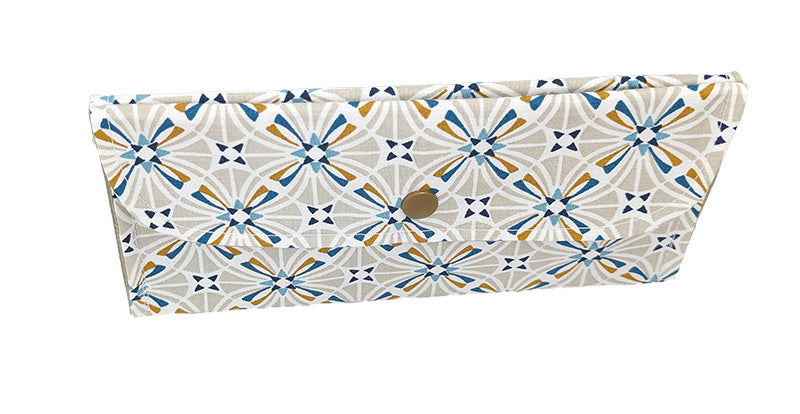 Pochette double "Arabesque" beige