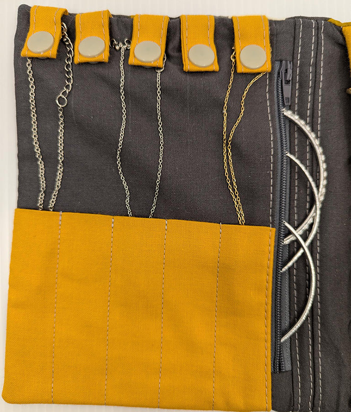 Pochette à bijoux de voyage woodstock