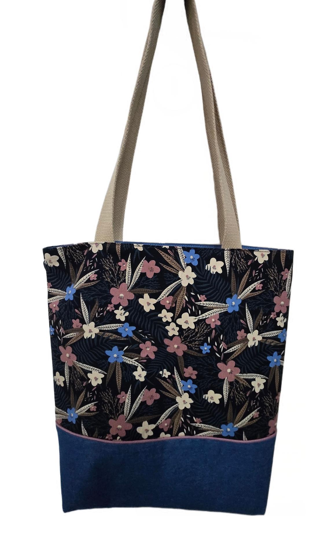 Tote bag "Fleurs romantiques"