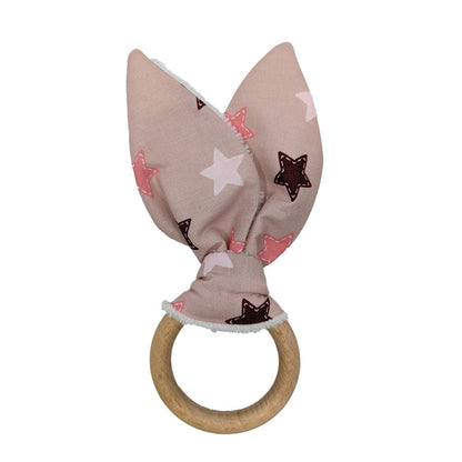 Anneau de dentition "Pink Stars"