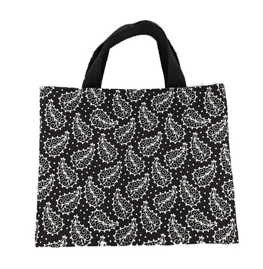 Mini tote bag "Black & White"