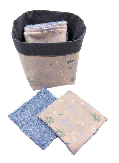 Panier à lingettes "Lavande"