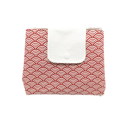 Trousse à grande ouverture rouge et blanche