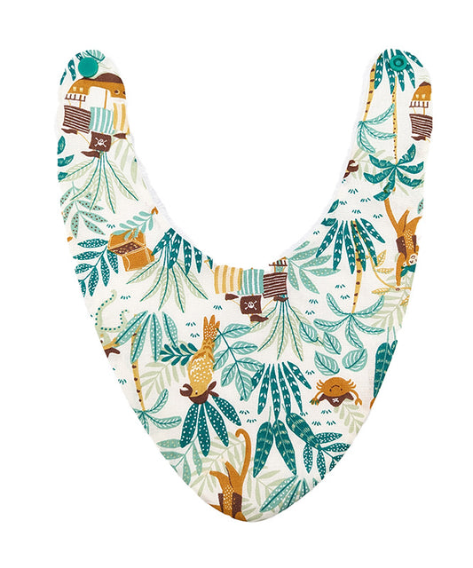 Bavoir bandana "Jungle pirate" - 6 à 18 mois