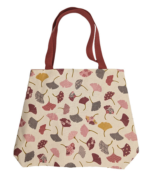 Sac à pressions "Ginkgo" rose