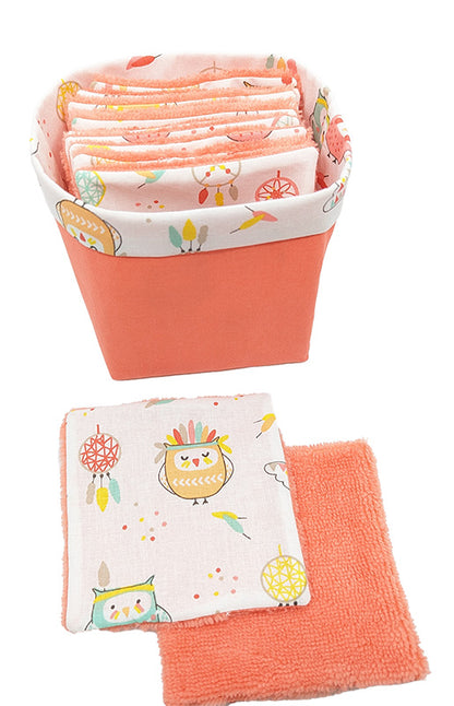 Panier à lingettes "Chouettes"