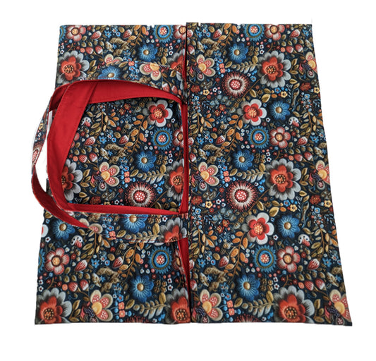 Sac à tarte réversible Fleurs 3D