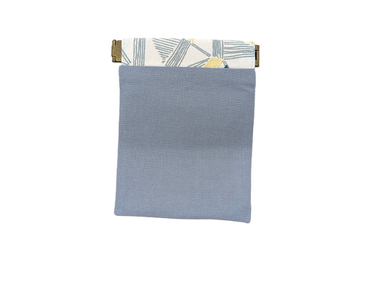 Porte-monnaie clic-clac bleu