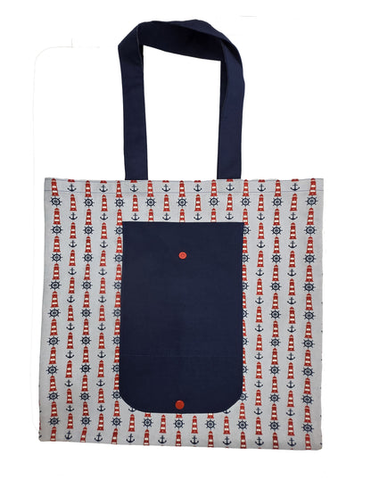 Sac pliable "Marin" gris