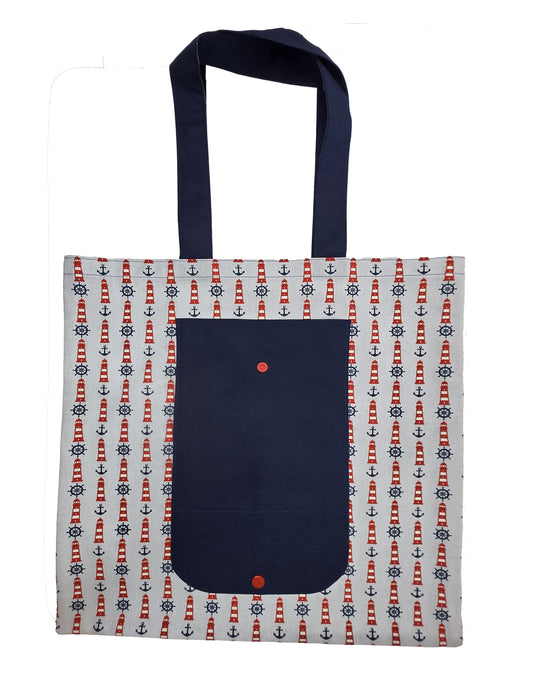 Sac pliable "Marin" gris