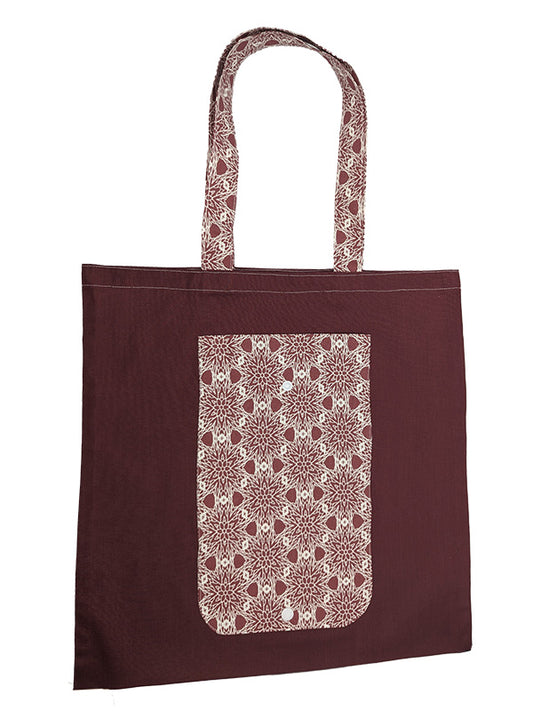 Sac pliable bordeaux