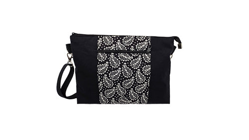 Sac à main artisanal Black & White