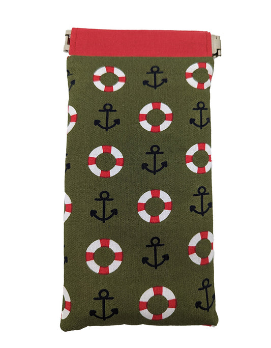 Etui à lunettes "Marin" kaki