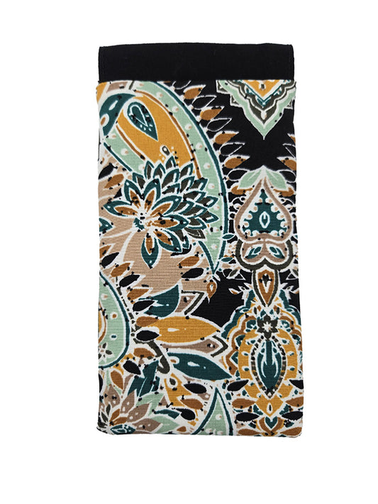 Etui à lunettes "Java" vert et jaune