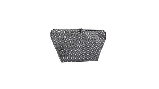 Maxi-trousse "Fleurs géométriques" grise