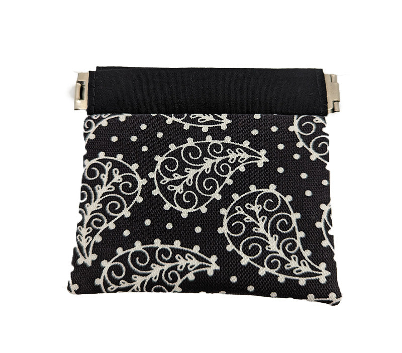 Porte-monnaie clic-clac "Black & White"