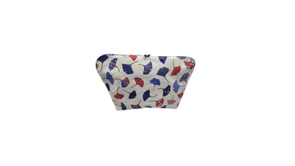 Maxi-trousse "Ginkgo" bleue et rouge