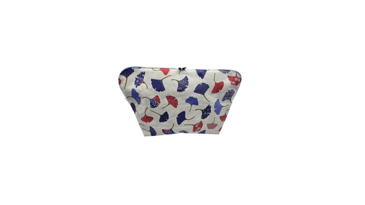Maxi-trousse "Ginkgo" bleue et rouge