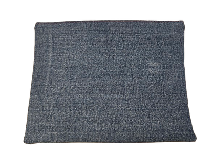 Pochette en jeans avec broderie "Music"