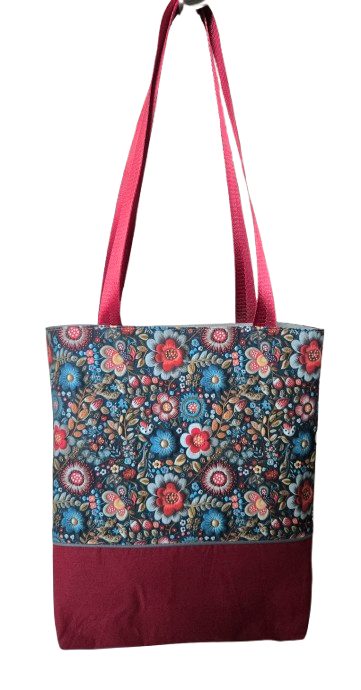 Tote bag "Fleurs 3D"