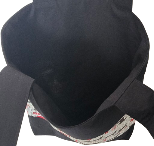 Tote bag "Toutous" rouges et noirs