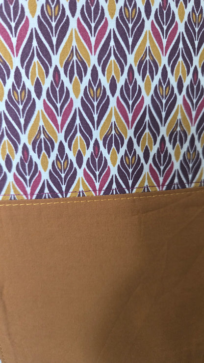 Tote bag "Plumettes violettes"