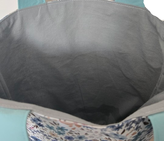 Tote bag "Fleurs bleues"