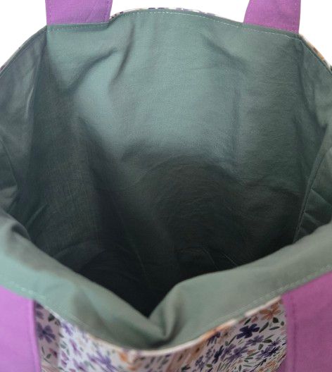 Tote bag "Fleurs violettes"