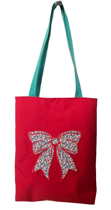 Tote bag "Noeud rouge"