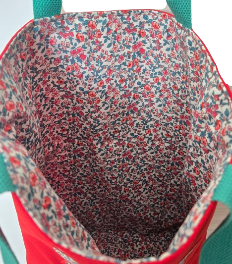 Tote bag "Noeud rouge"