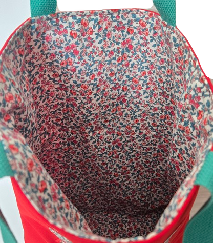 Tote bag "Noeud rouge"