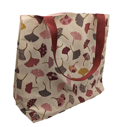 Sac à pressions "Ginkgo" rose