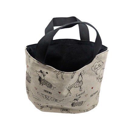 Mini tote bag "Toutous"