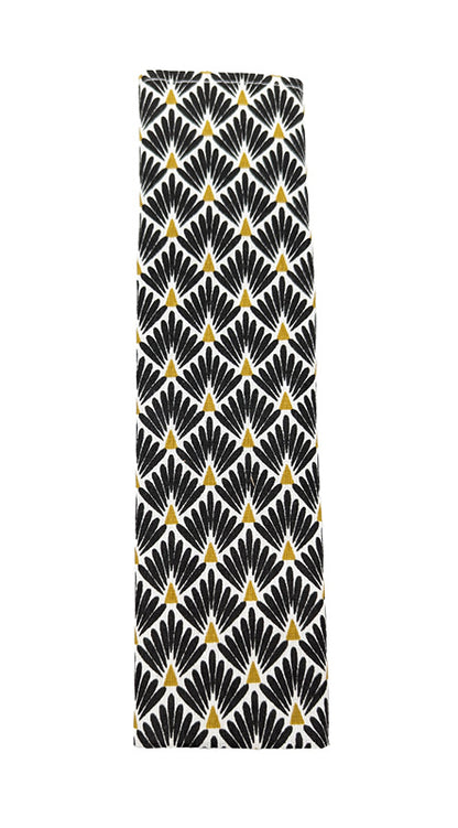 Etui à couverts à losanges noirs