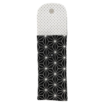 Etui à brosse à dents Géo noir