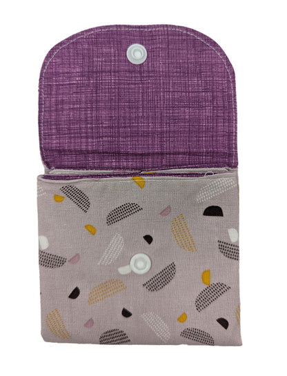 Porte-monnaie origami violet