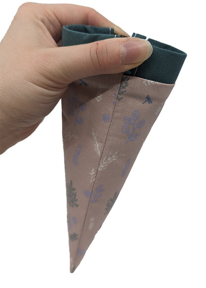 Etui à lunettes rose et vert
