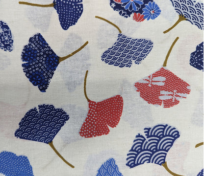 Sac pliable "Ginkgo bleu ciel"