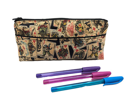 Trousse avec poche extérieure Poker