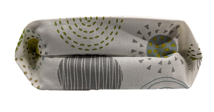 Mini tote bag "Green Circles"